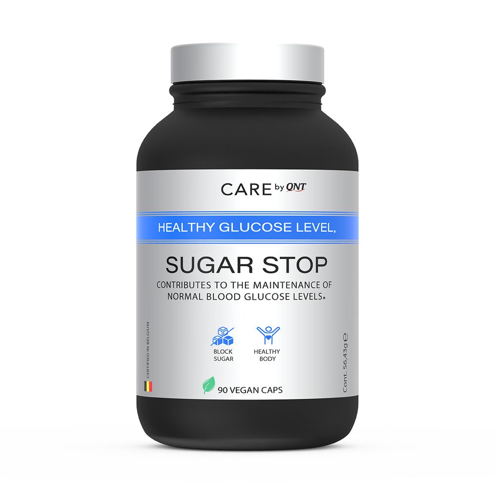 Complément alimentaire QNT Sugar Stop, formule pour la gestion des sucres en gélules vegan