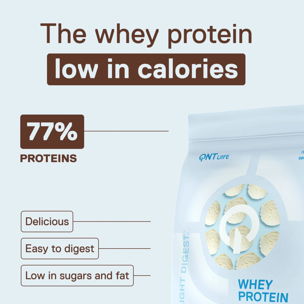 QNT LIIFE Light Digest Whey Protein Vanilla flavor - Light and easy-to-digest whey, 500g bag, the timeless vanilla classic