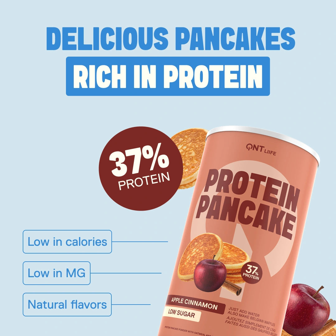 Protein Pancake LIIFE apple cinnamon — low-sugar protein mix, comforting apple cinnamon flavour