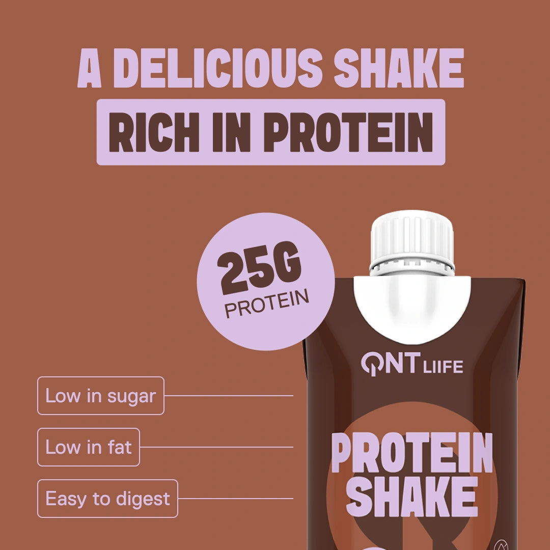 Protein Shake LIIFE belgian chocolate — ready-to-drink shake, 17 g protein per 330 ml bottle