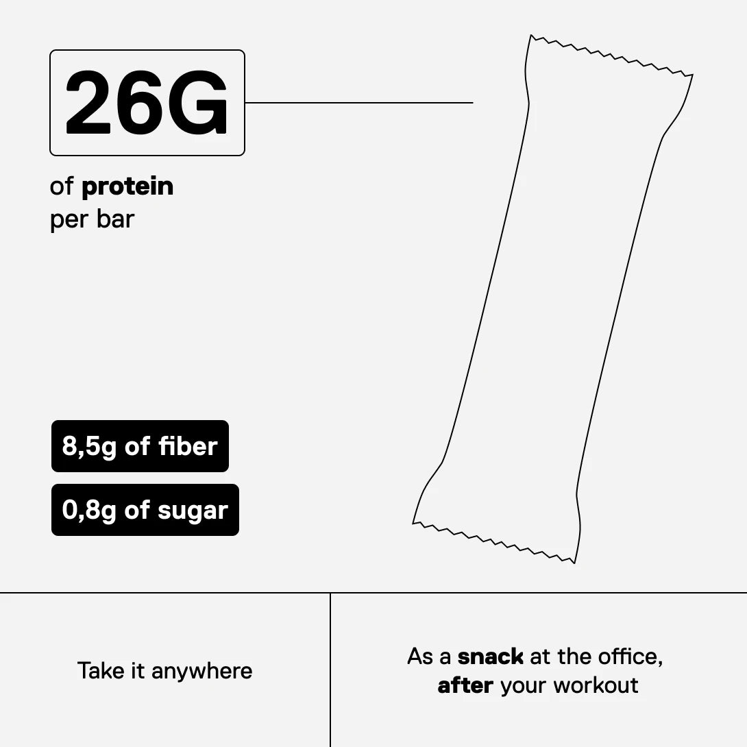 QNT Metapure 40% Protein Crunchy Bar — Chocolate — visual 2