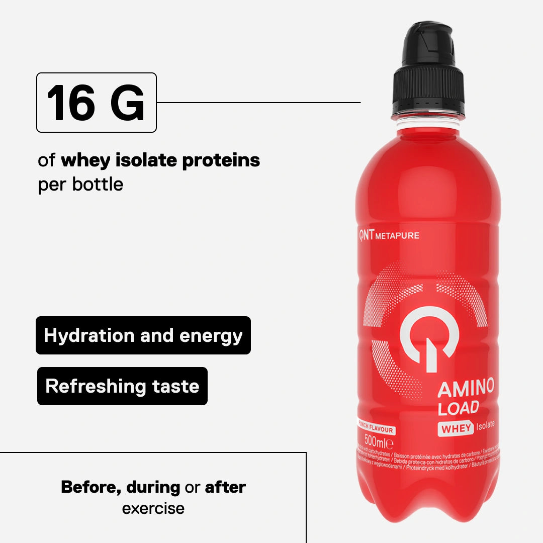 QNT Metapure Amino Load protein drink red fruits — visual 2