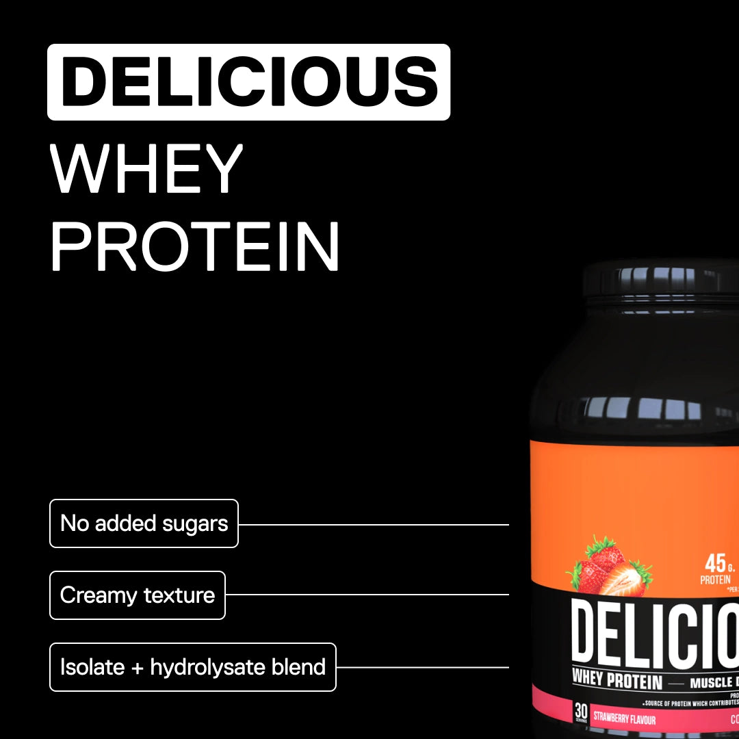 QNT Metapure Delicious Whey protein powder — Strawberry — visual 1