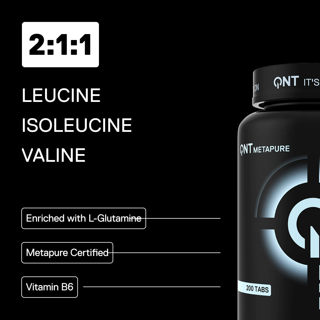 QNT Metapure Matrix BCAA 4800 tablets — visual 1