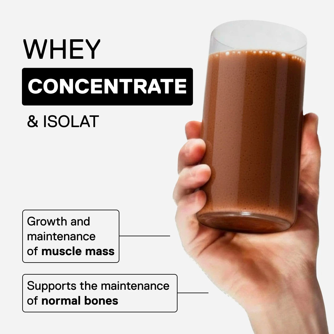 Prime Whey QNT Belgian Chocolate Brownie flavor to enjoy - Intense brownie notes, creamy texture