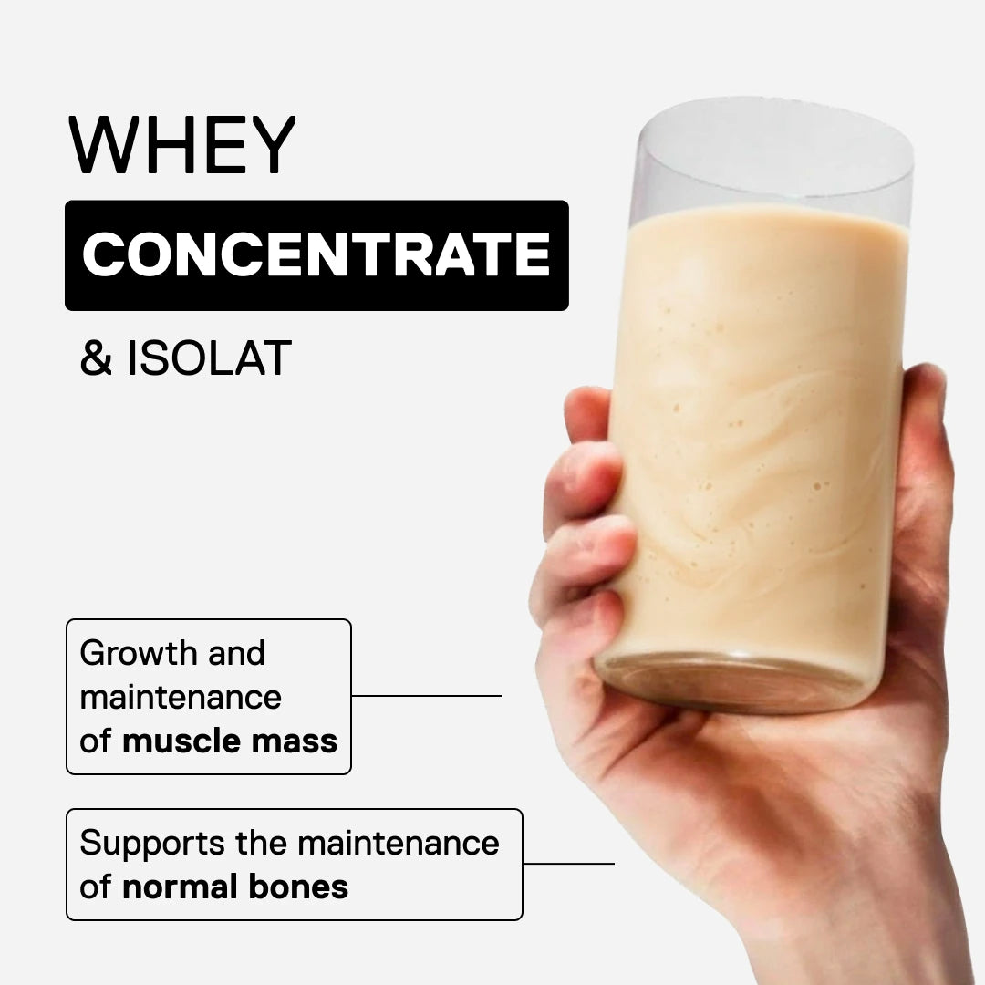 Prime Whey QNT Cookie flavor to blend - Cookies-and-cream taste, smooth shaker texture