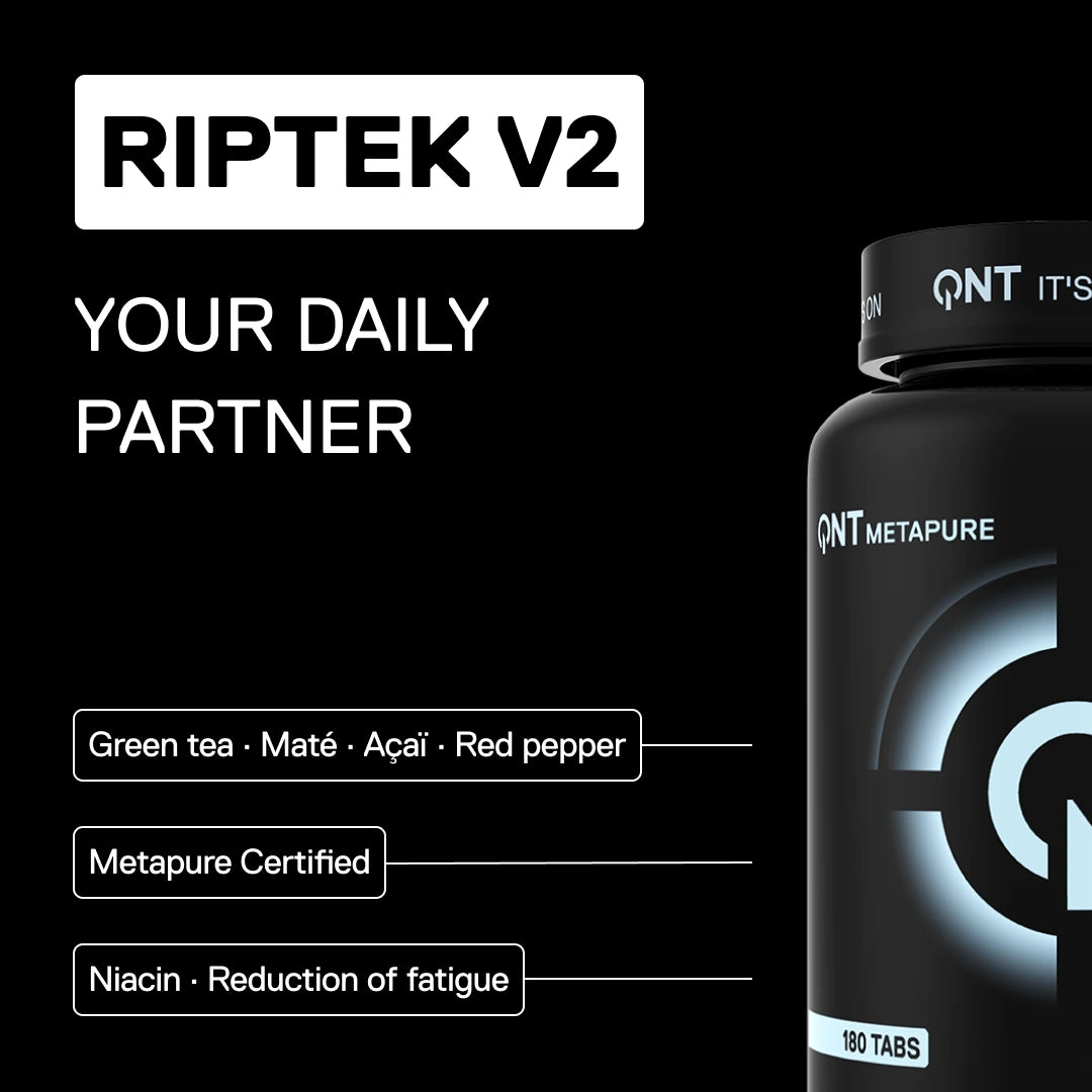 Riptek V2 METAPURE — thermogenic fat burner, 120 capsules for an active lifestyle