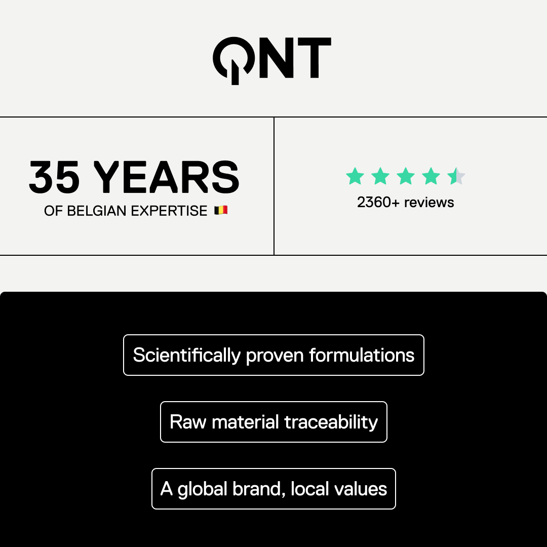 QNT Sport — Belgian sports nutrition brand since 1988