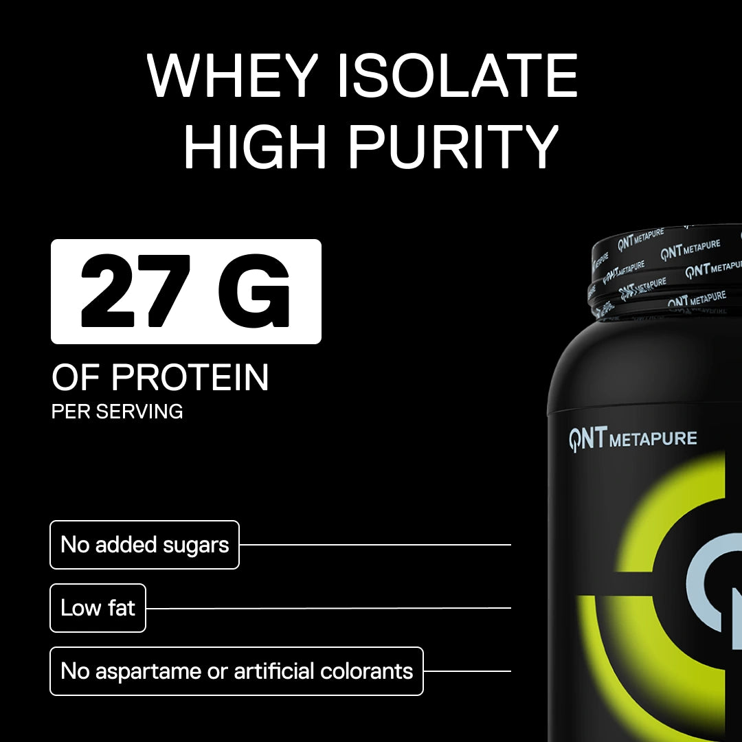 Metapure Whey Isolate Zero QNT pistachio whey protein isolate over 90 percent protein 6.2g BCAA
