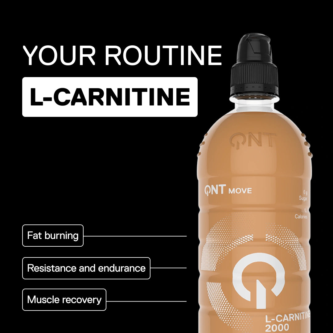 L-Carnitine 2000 mg MOVE peach iced tea — ready-to-drink 700 ml beverage for an active lifestyle