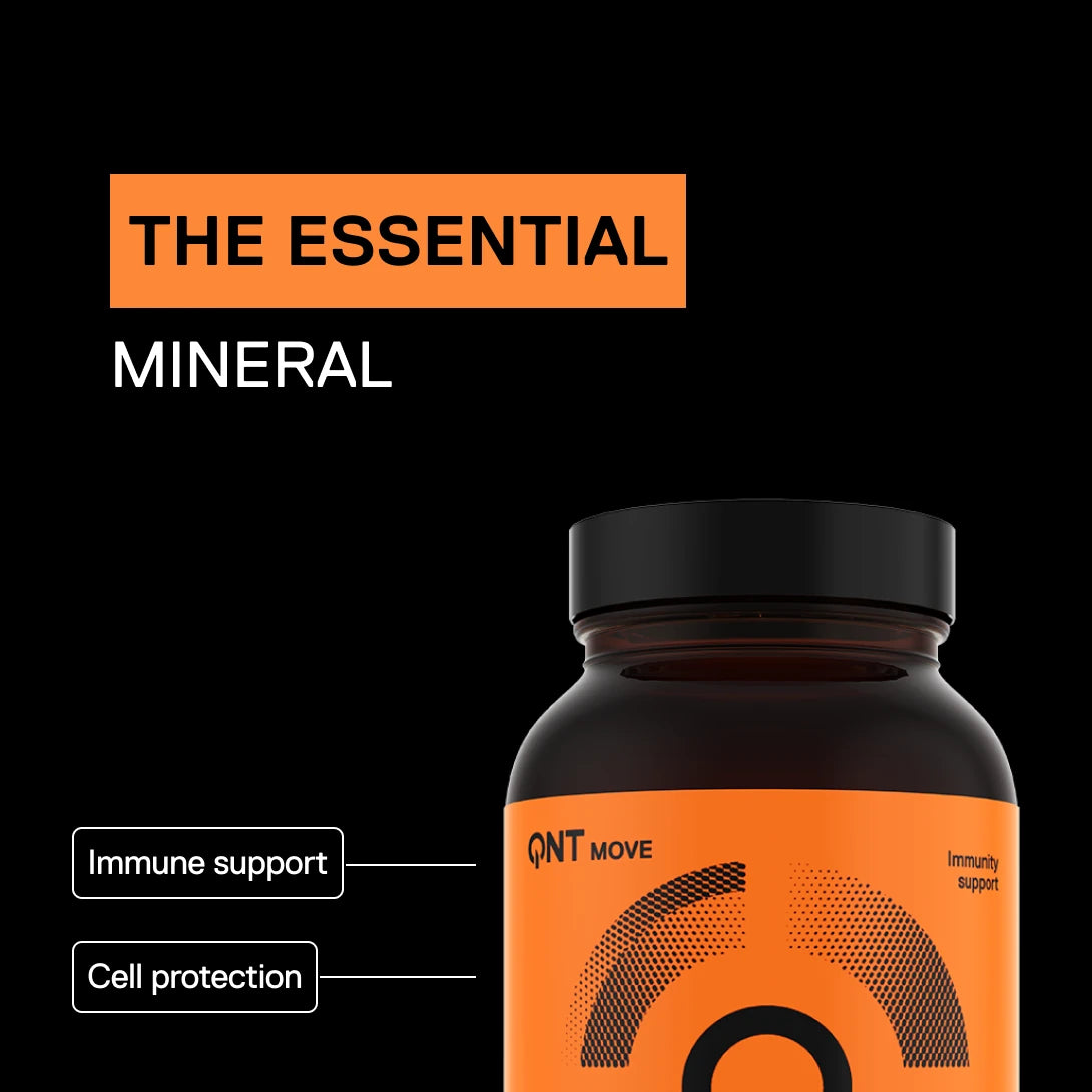 QNT MOVE Zinc supplement for immune support and cell protection.