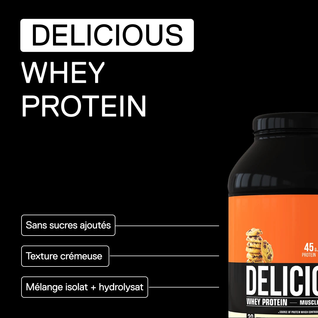 QNT Delicious Whey Protein Cookie – sans sucres ajoutés et texture crémeuse