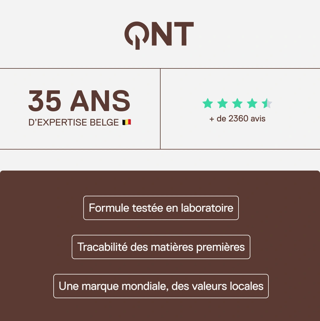 Protein Shake chocolat belge — QNT, marque belge de nutrition sportive depuis plus de 30 ans