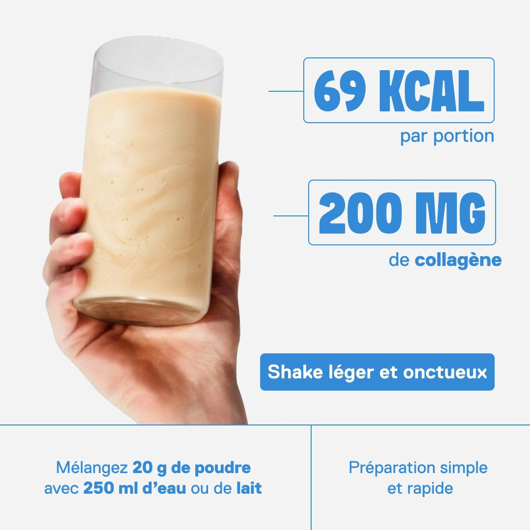 Skinny Protein vanille — L-carnitine, collagène et vitamines B pour soutenir le quotidien