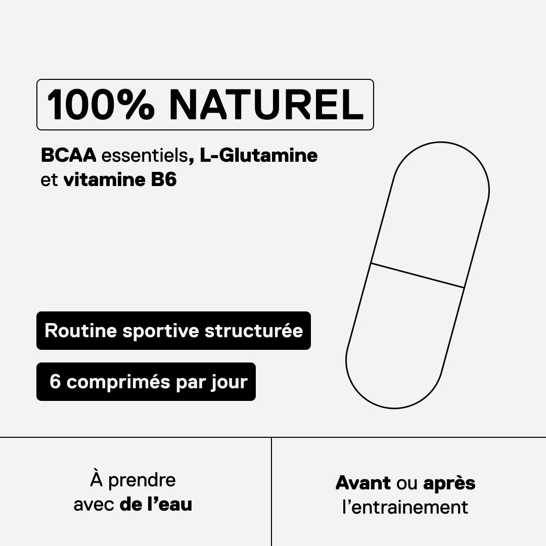 QNT Metapure BCAA 4:1:1 + L-Glutamine comprimés — visuel 2