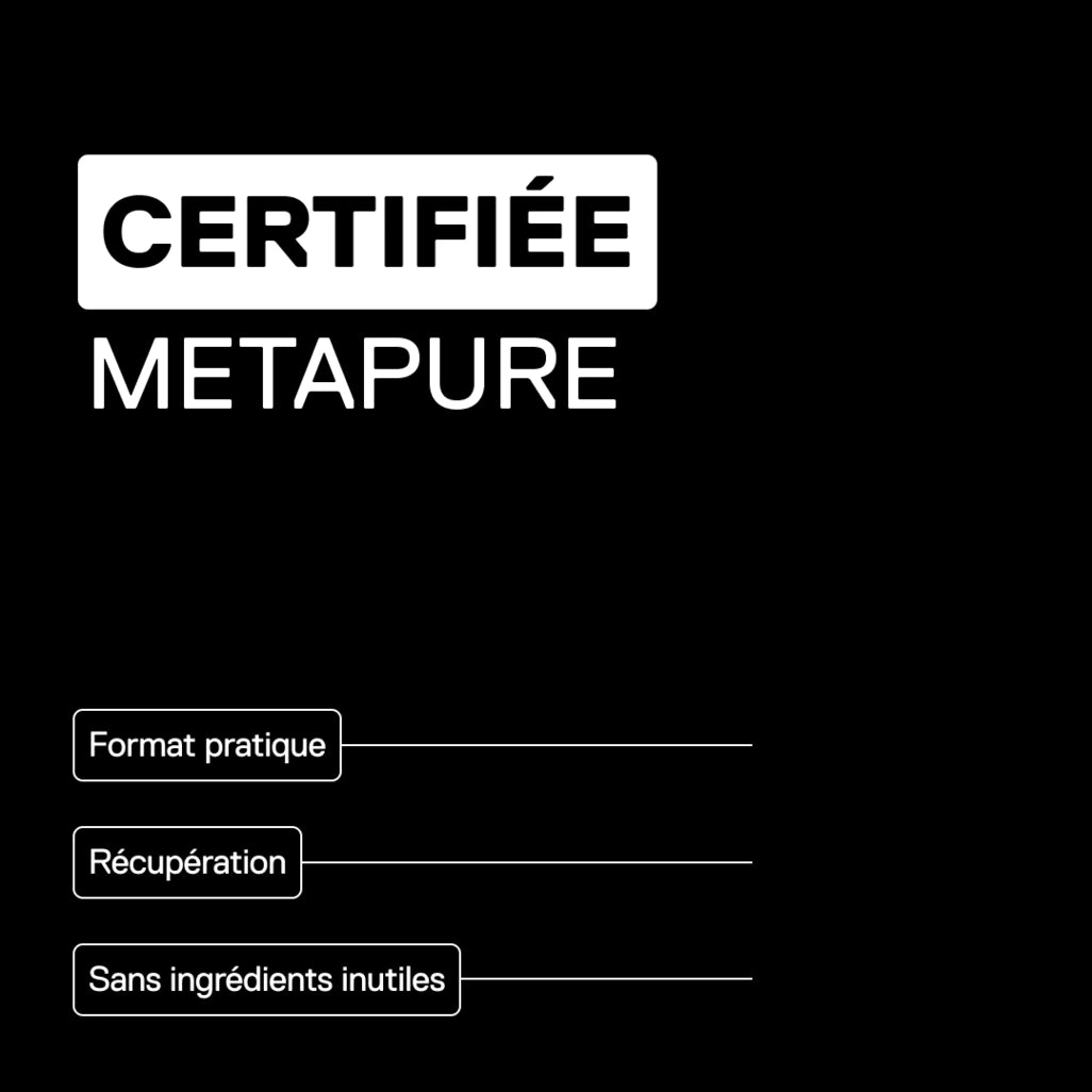 Créatine monohydrate METAPURE 3000 mg en comprimés — apport pur en créatine pour la performance sportive