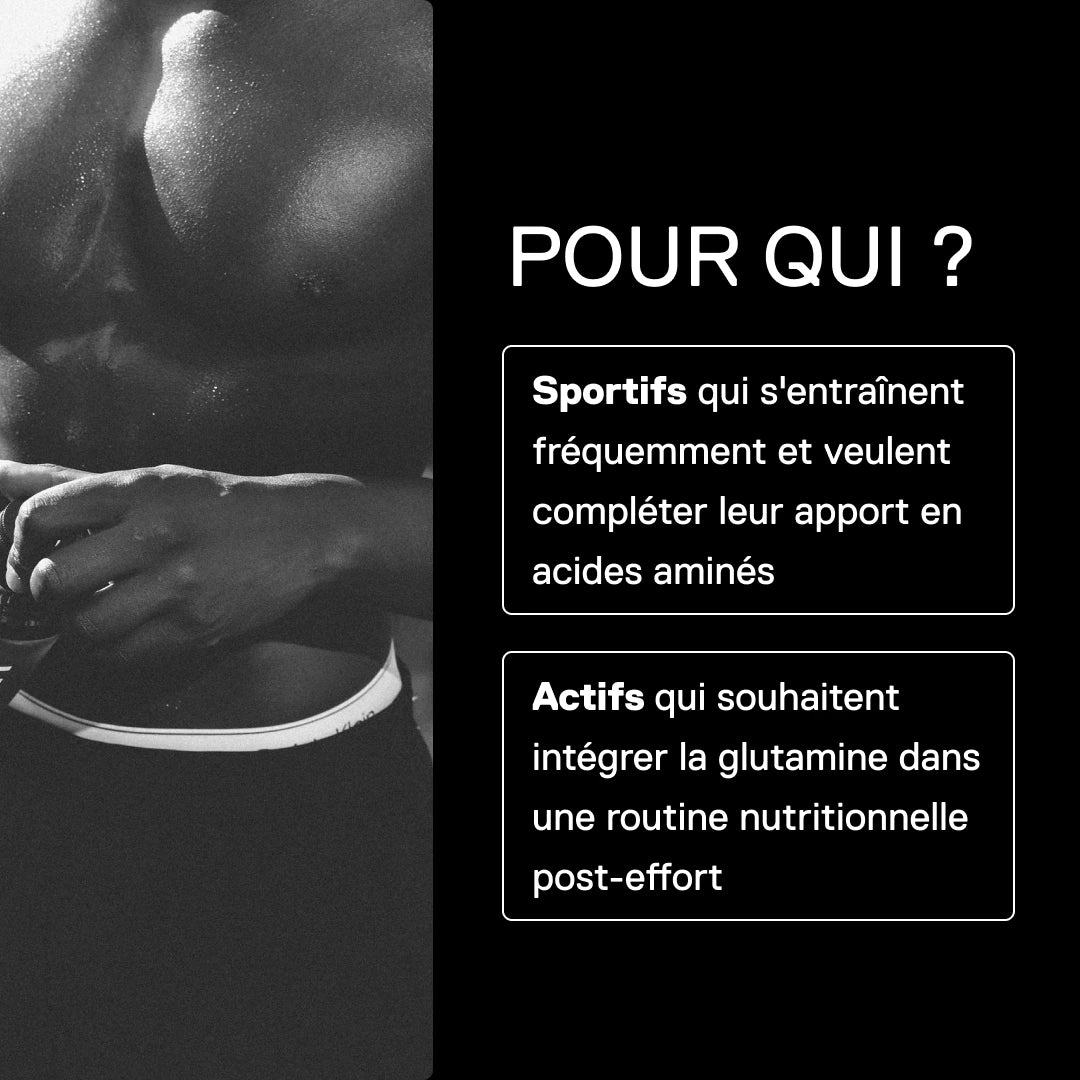 QNT Metapure L-Glutamine : pour sportifs et personnes actives après l’entraînement.