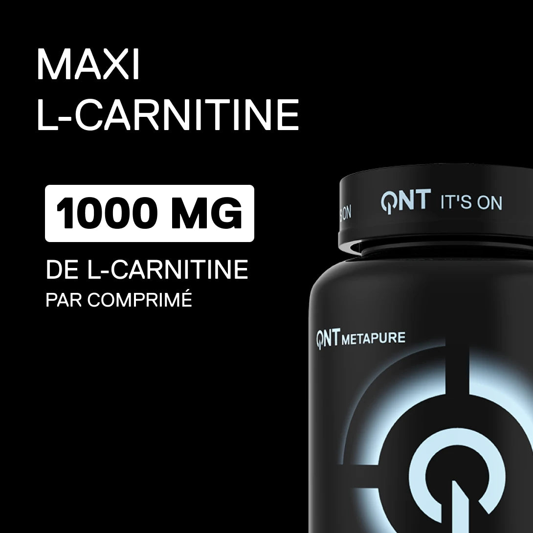 QNT Metapure Maxi L-Carnitine 1000 mg comprimés — visuel 1