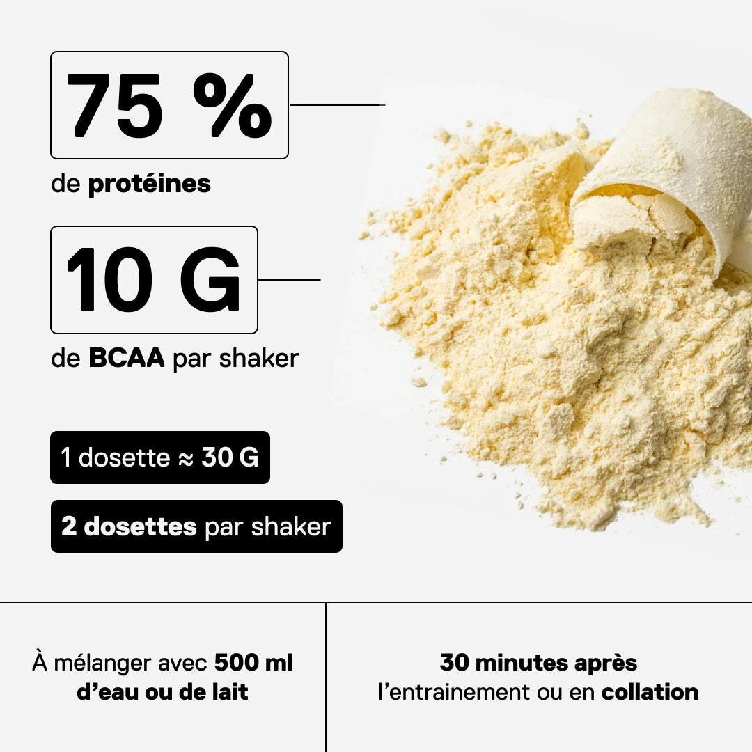 QNT Metapure Prime Whey saveur Banane - Riche en protéines, faible en sucres, idéale après l'entraînement