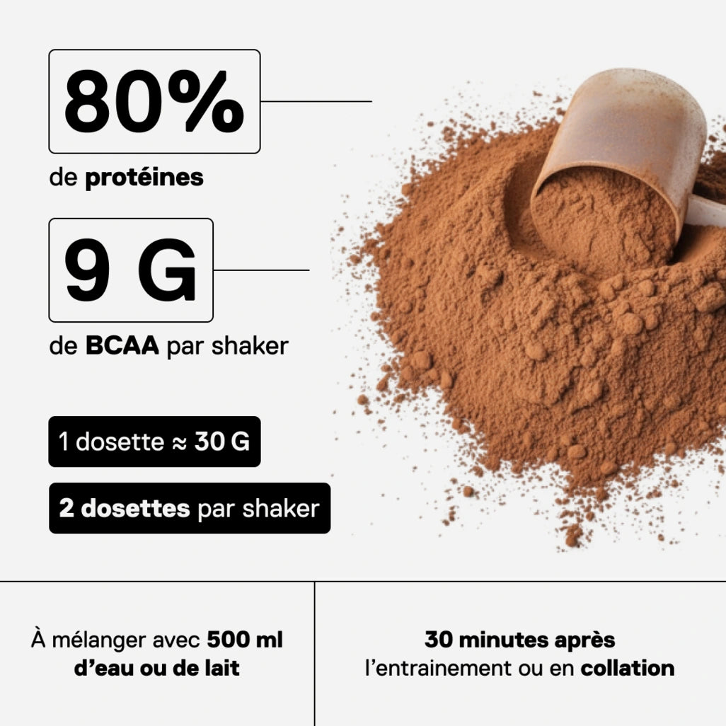 QNT Metapure Prime Whey saveur Brownie Chocolat belge - Riche en protéines, idéale en récupération