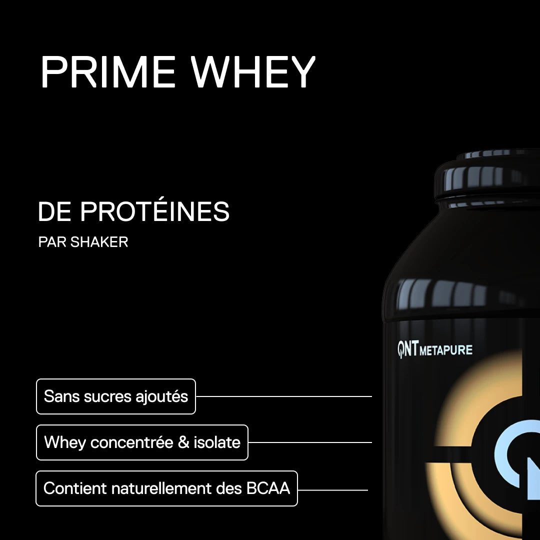 QNT Metapure Prime Whey saveur Cookie - Whey protéine premium, saveur biscuit gourmand