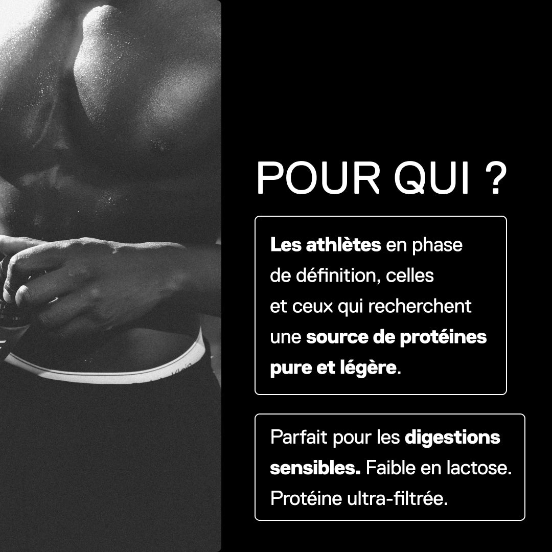 QNT Metapure Whey Isolate : pour qui, athlètes en sèche et digestion sensible, faible en lactose