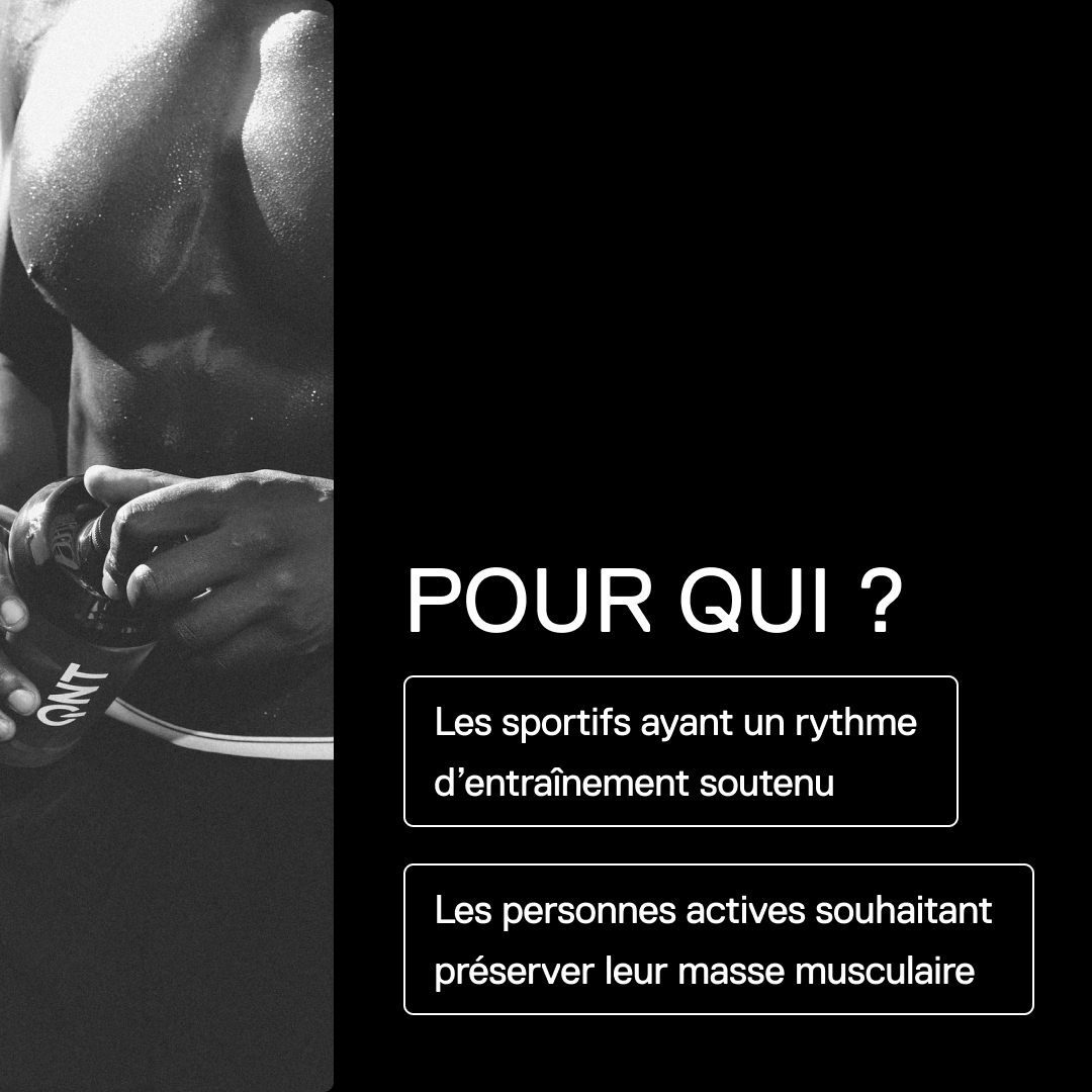 QNT MOVE BCAA 8000 – pour les sportifs au rythme d’entraînement soutenu