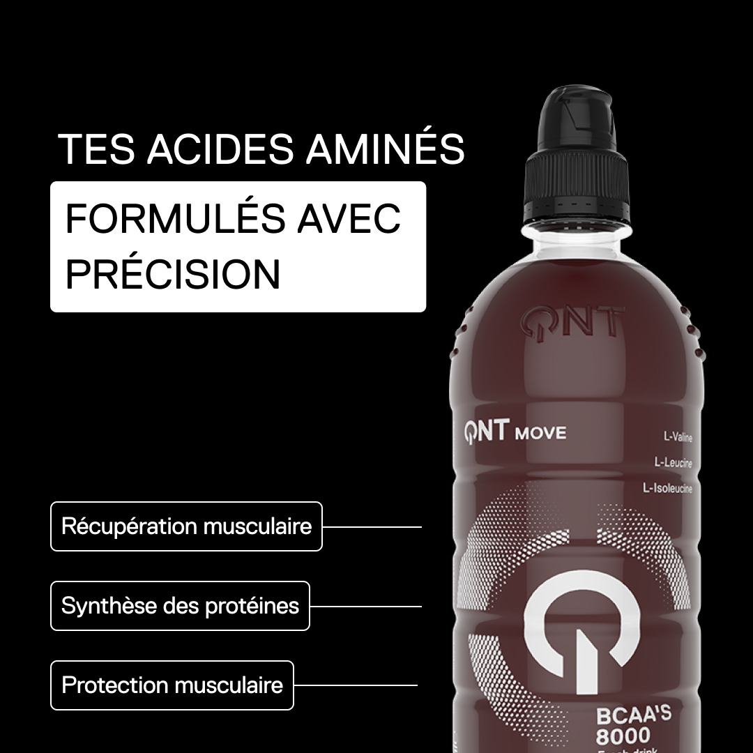 QNT MOVE BCAA 8000 Forest Fruit – acides aminés formulés avec précision