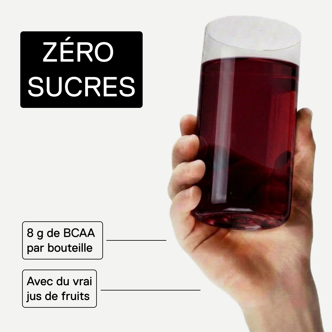 QNT MOVE BCAA 8000 Forest Fruit – zéro sucres avec du vrai jus de fruits