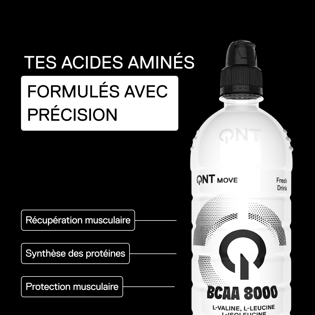 QNT MOVE BCAA 8000 Grapefruit – acides aminés formulés avec précision