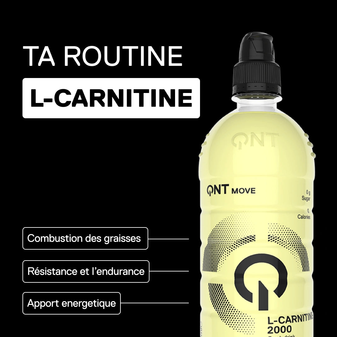 L-Carnitine 2000 mg MOVE citron-citron vert — boisson prête-à-boire 700 ml pour un mode de vie actif