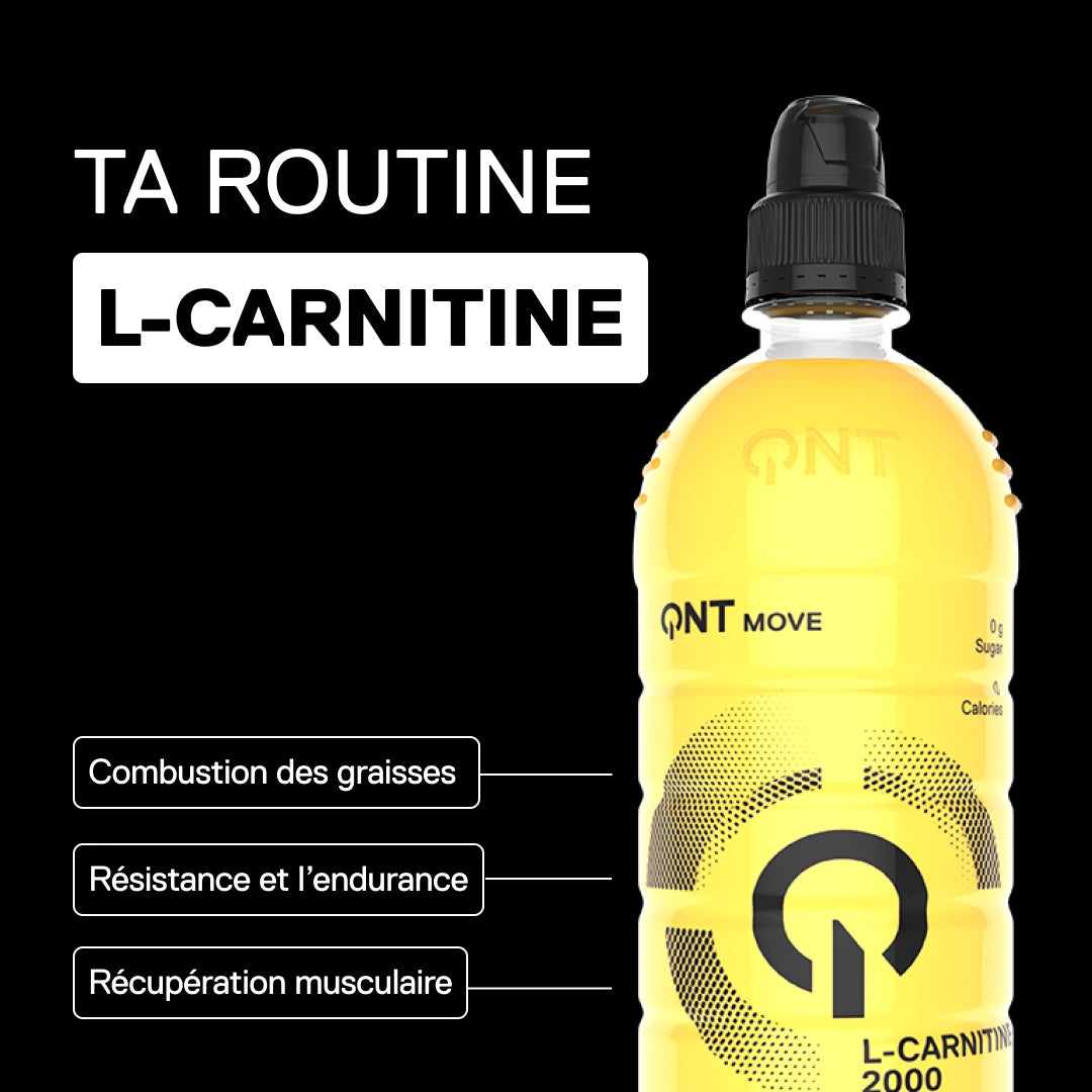 L-Carnitine 2000 mg MOVE orange — boisson prête-à-boire 700 ml pour un mode de vie actif