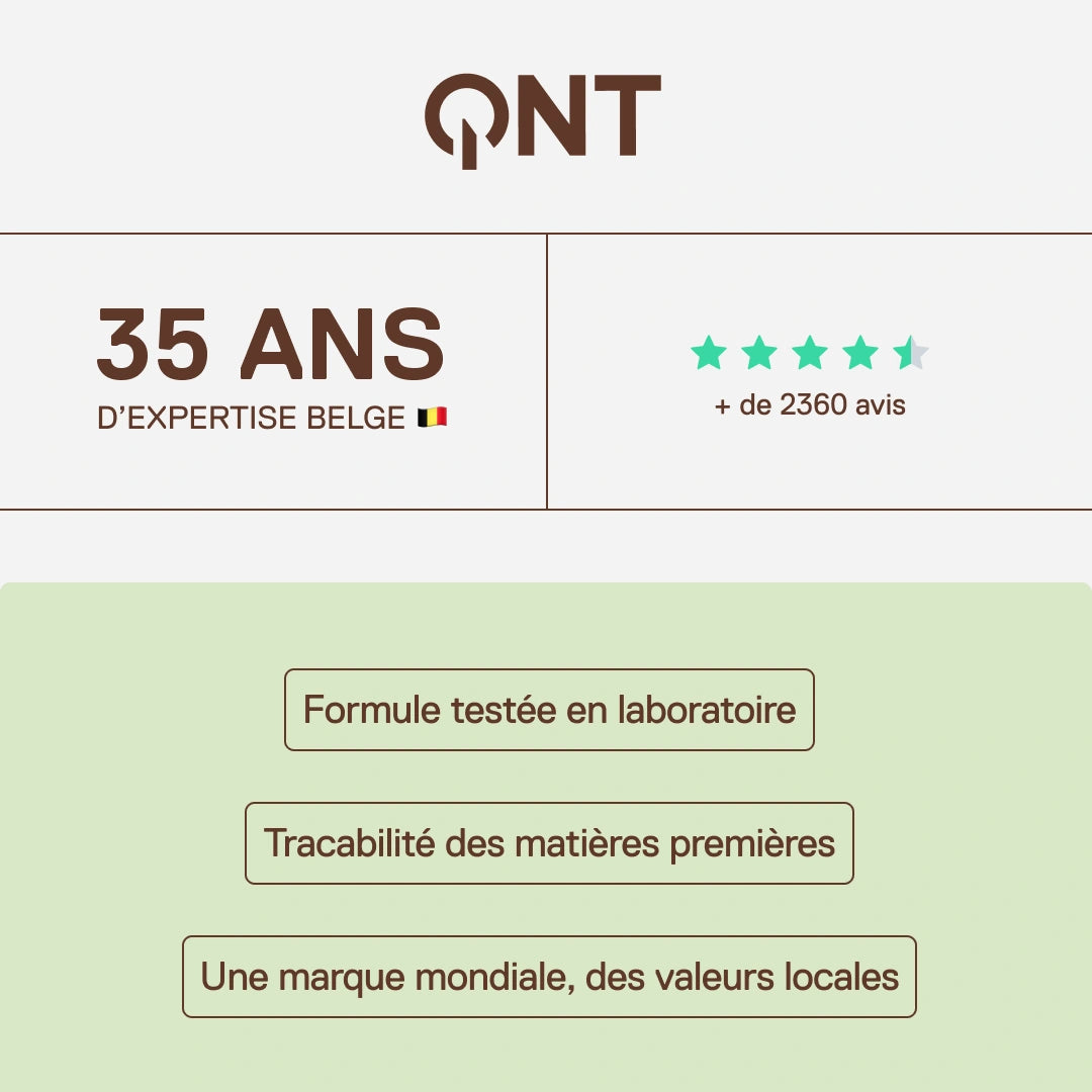 QNT Sport — marque belge engagée dans la nutrition sportive végétale depuis plus de 30 ans