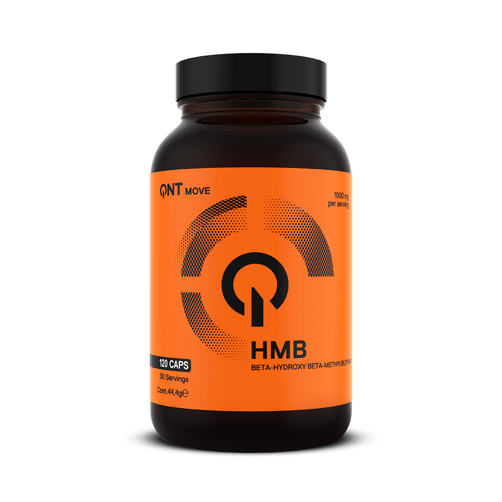 Complément alimentaire QNT HMB 1000 mg, bêta-hydroxy-bêta-méthylbutyrate en gélules, 120 capsules