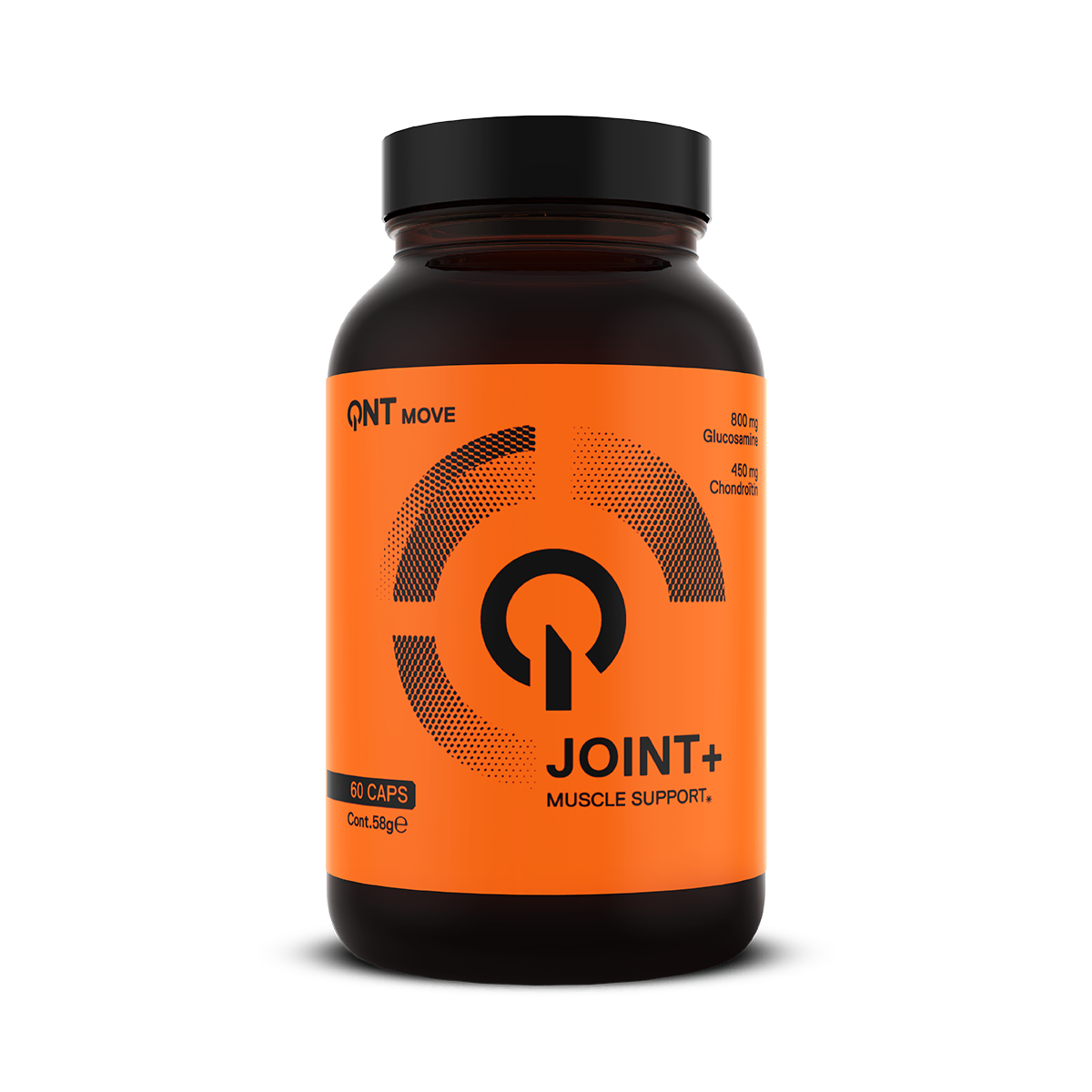 Complément alimentaire QNT Move Joint+, formule pour le soutien des articulations avec glucosamine et chondroïtine en gélules