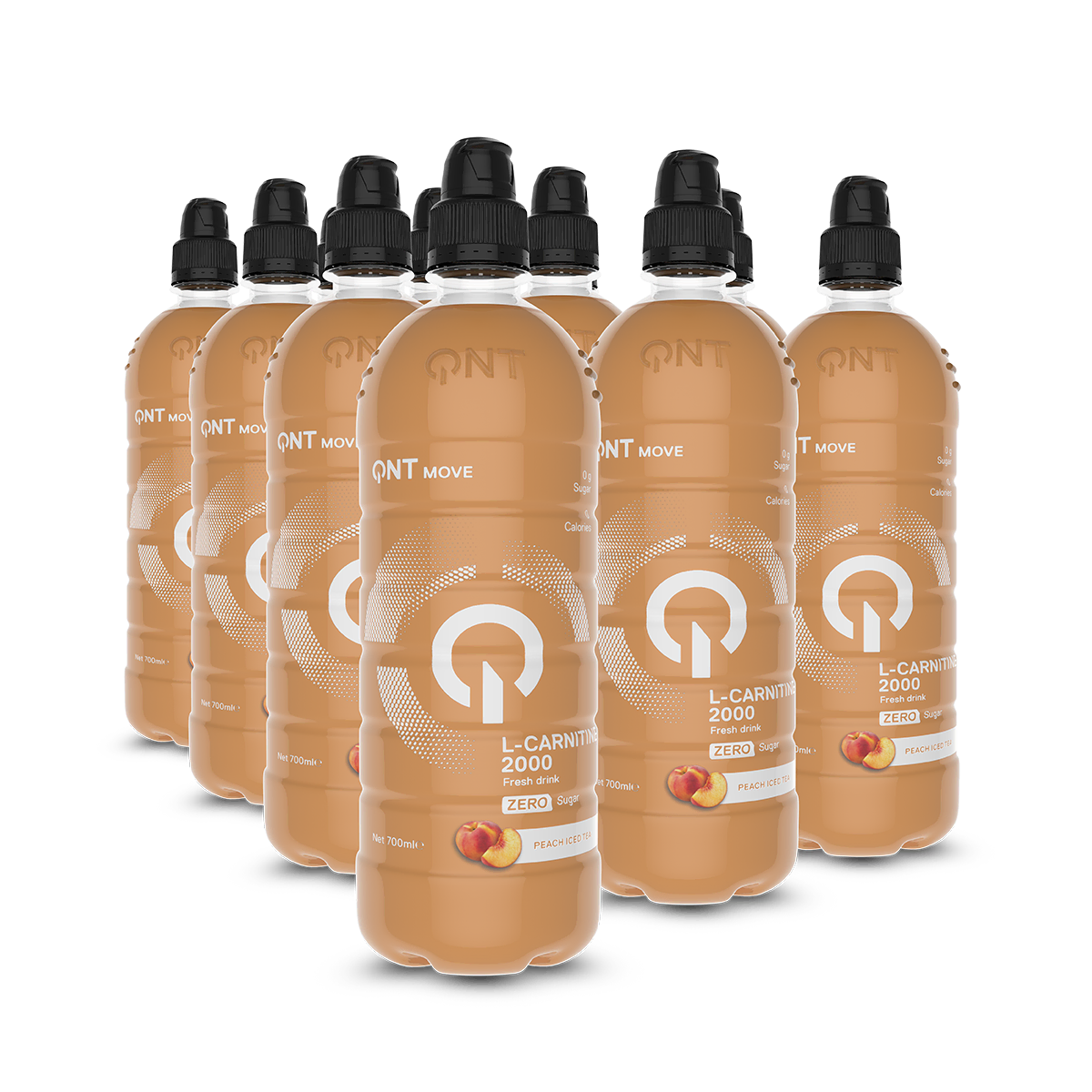 Boisson L-carnitine QNT 2000 mg ice tea pêche 700 ml