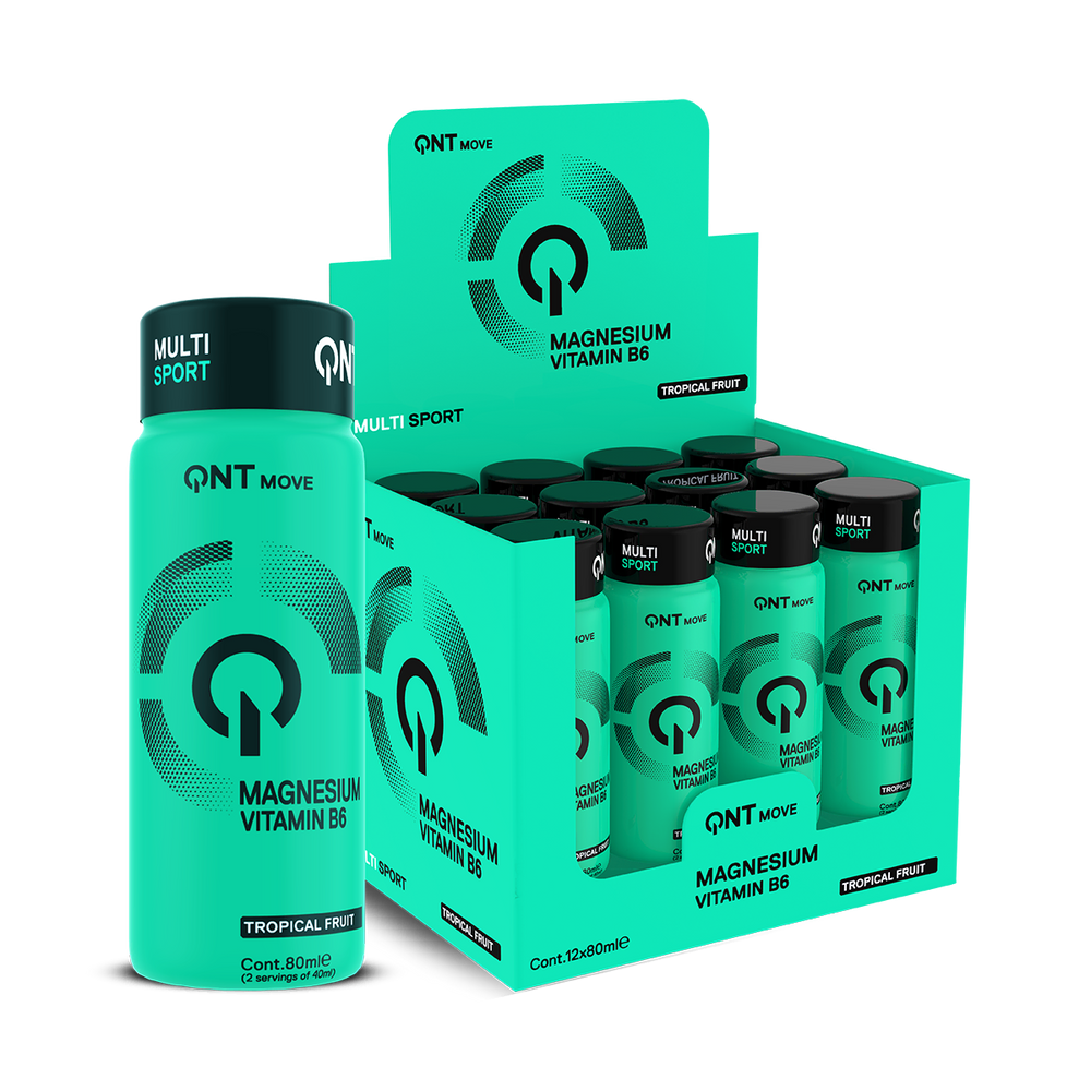 Magnesium Sport QNT 12 x 80 ml, boisson liquide à base de magnésium prête à consommer