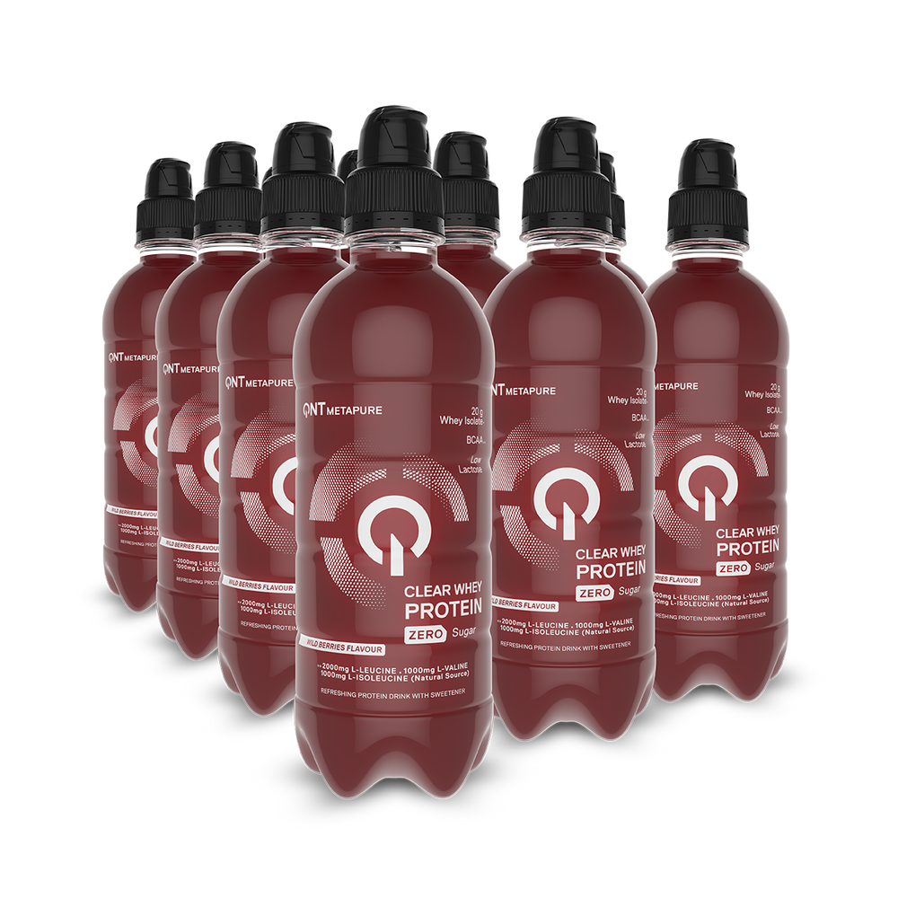 Eau protéinée QNT Iso Whey baies sauvages 500 ml