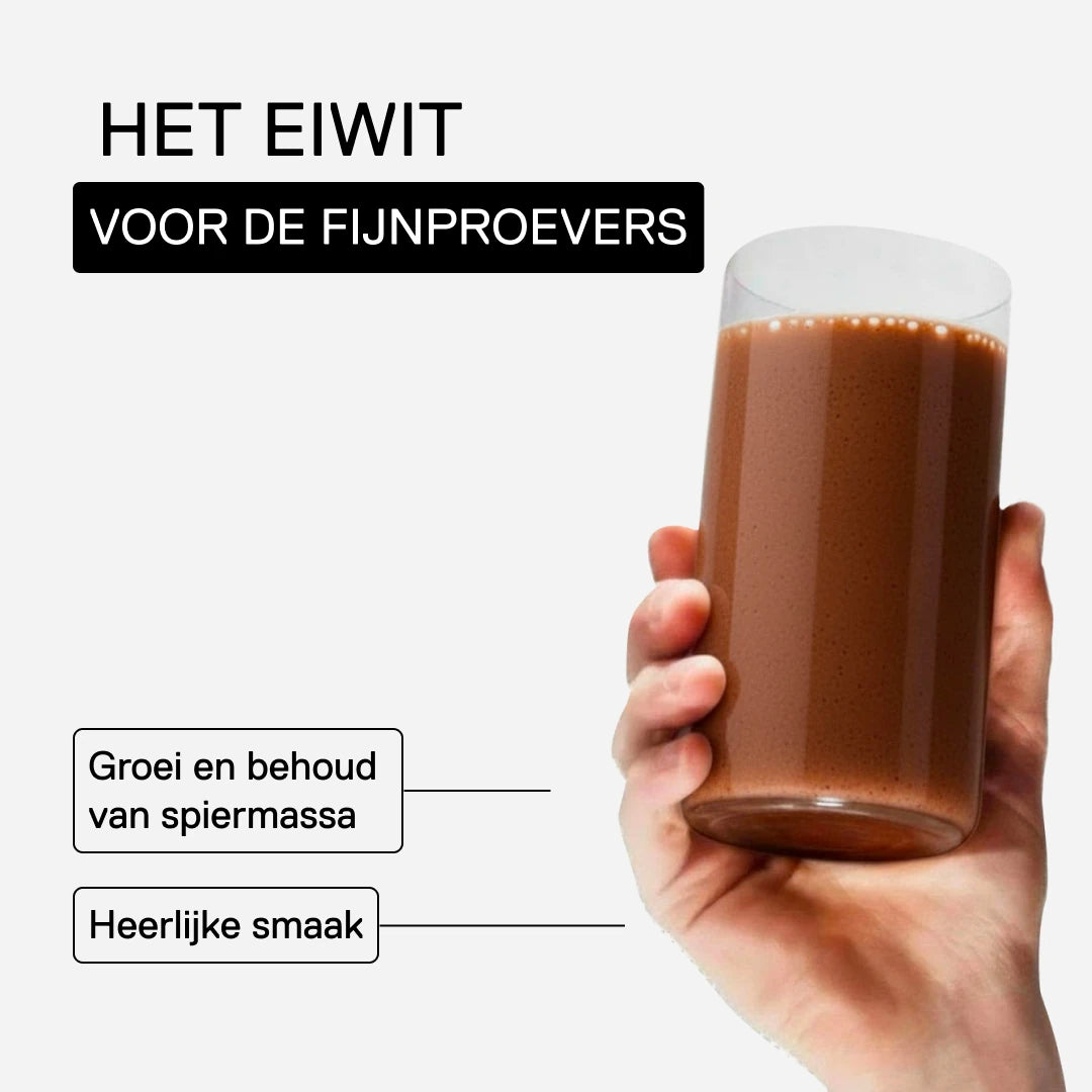 QNT Delicious Whey Protein Belgische Chocolade – chocolade-eiwitshake voor spiermassa