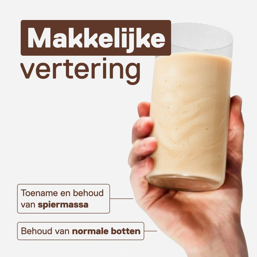 Light Digest Whey QNT smaak Crème brûlée om van te genieten - Lichte textuur met gekaramelliseerde toetsen, zakje van 500 g