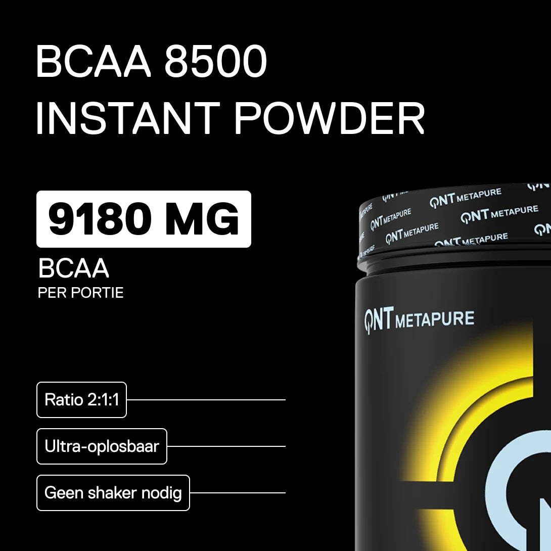 QNT Metapure BCAA 8500 BCAA-poeder — Citroen — visual 1