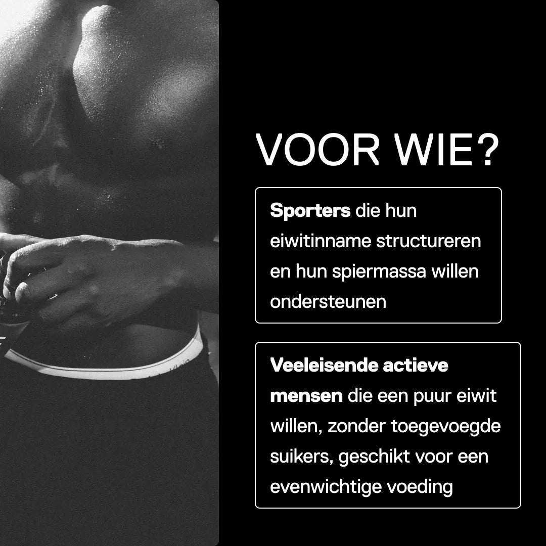 QNT METAPURE Caseïne Micellair - Voor wie? Sporters die langwerkend eiwit zoeken, nachtelijke spieropbouw, massa-opbouw