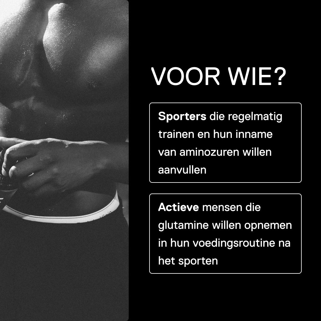 QNT Metapure L-Glutamine: voor sporters en actieve mensen na de training.