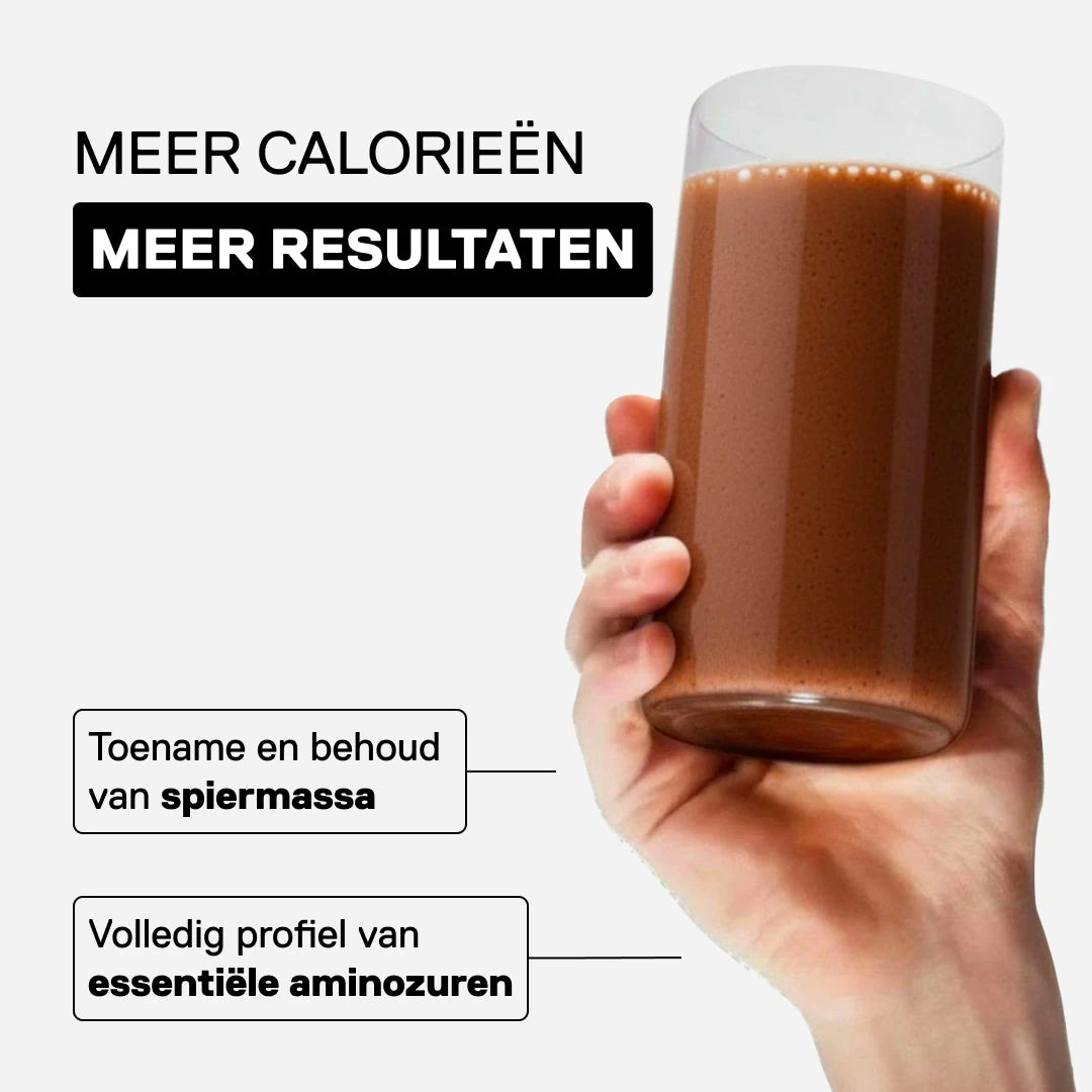 QNT Metapure Mass Whey Isolate Gainer — Belgische chocolade — visual 3