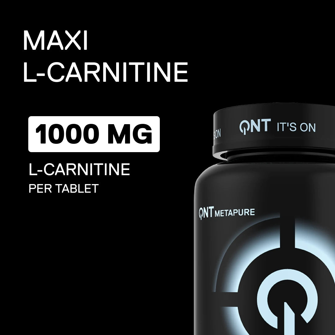 QNT Metapure Maxi L-Carnitine 1000 mg tabletten — visual 1