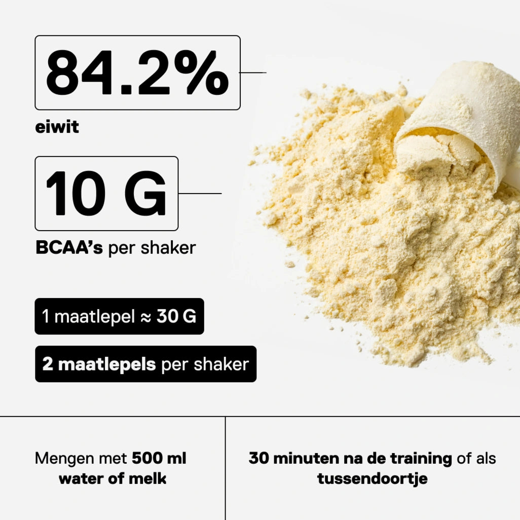 QNT Metapure Prime Whey smaak Aardbei - Rijk aan eiwit, laag in suikers, perfect na de training