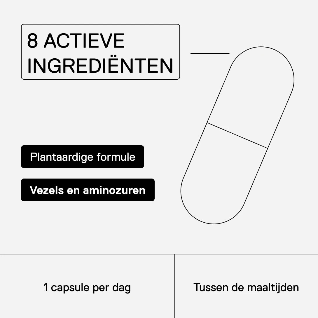 QNT MOVE Burner – 8 actieve ingrediënten, plantaardige formule met vezels en aminozuren