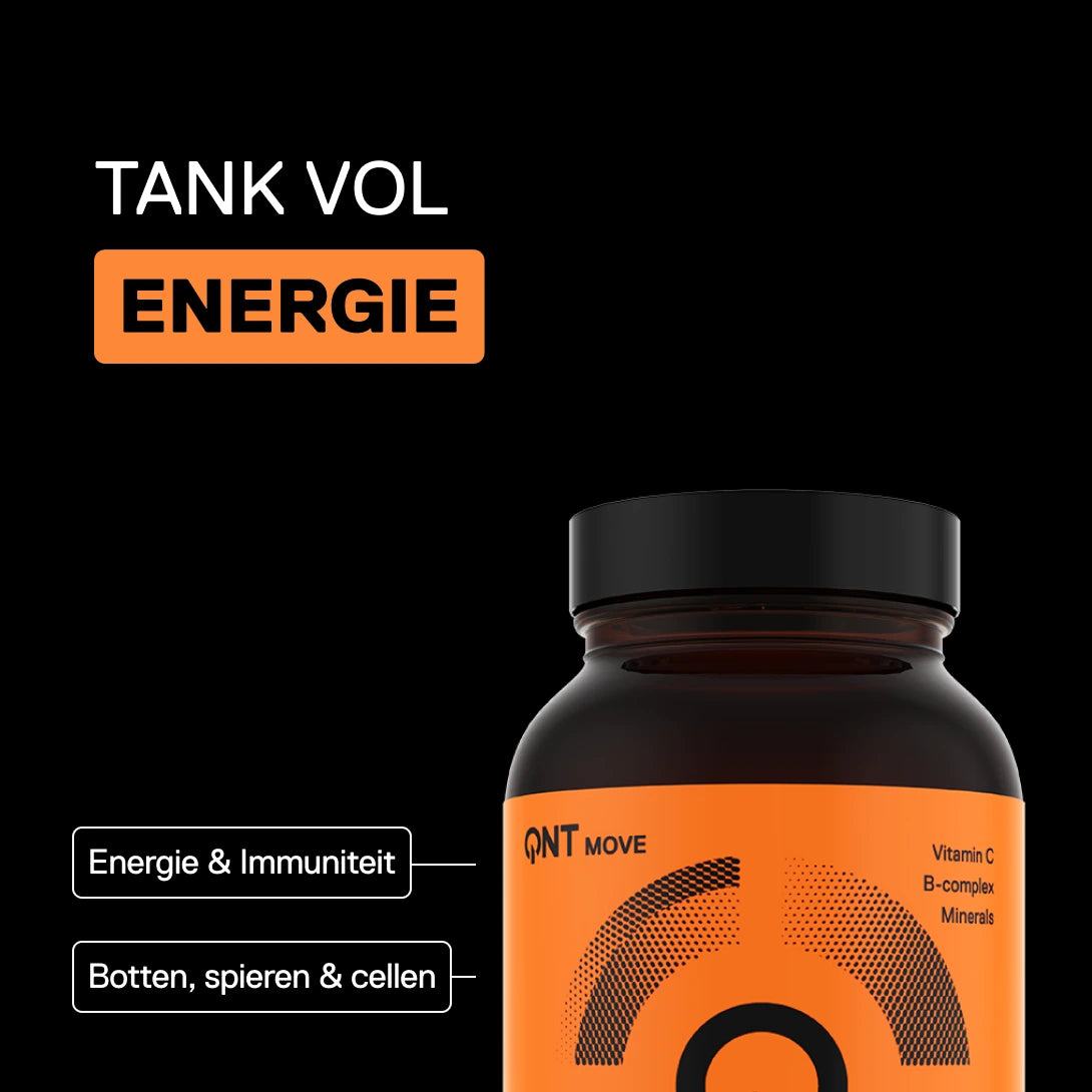 QNT MOVE Daily Vitamins, multivitaminen en mineralen capsules, visual met energie en immuniteit, botten, spieren en cellen