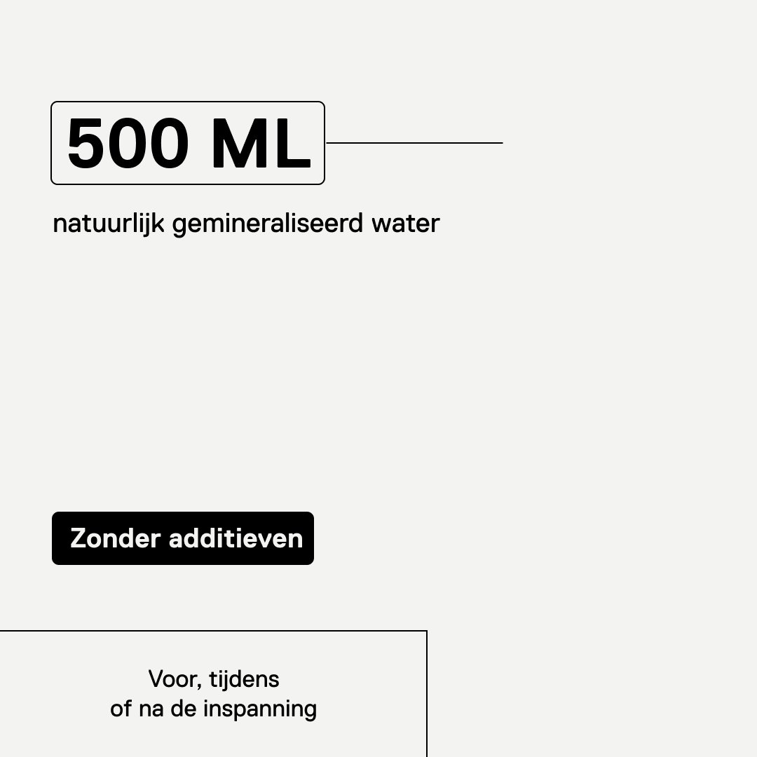 QNT MOVE Sport Water – 500 ml natuurlijk gemineraliseerd water zonder additieven