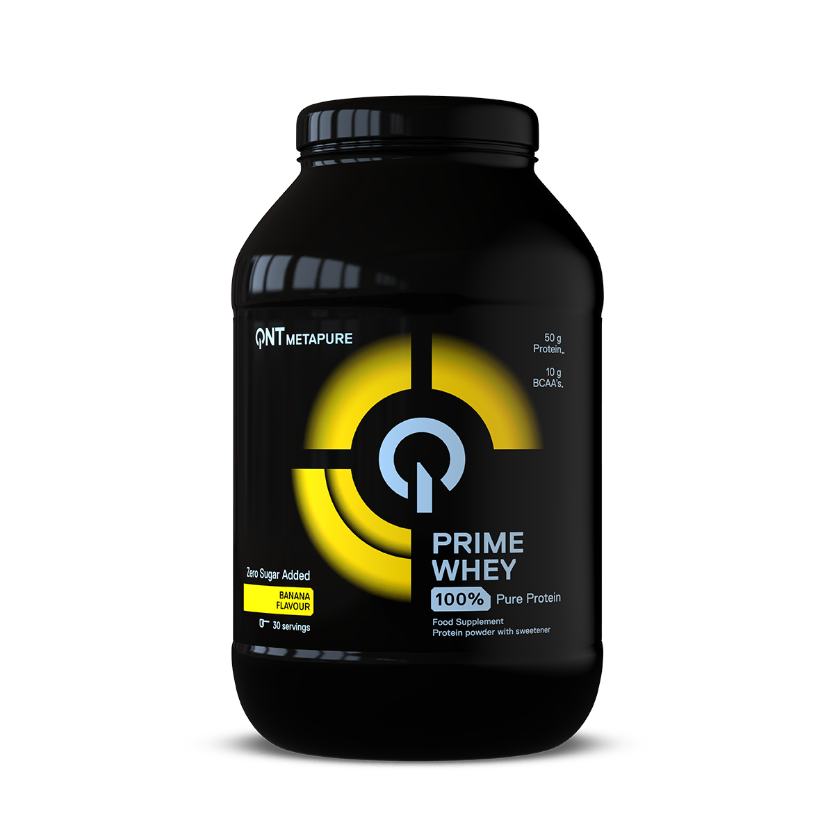 Prime Whey Protéine QNT Banane 908 g, protéine whey en poudre